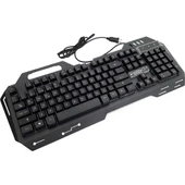 MULTIBOX GK-900 USB Q OYUNCU KLAVYESİ RGB IŞIKLI METAL KASA - 3