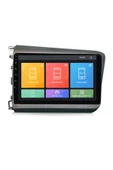 EXVOL HONDA CİVİC FB7 ANDROİD 11 MULTİMEDYA 4GB/64GB HD IPS 9 İNC EKRAN PARK KAMERASI HEDİYELİ - 4