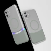 Apple iPhone 11 Kılıf M-Safe Şarj Özellikli Mıknatıslı Redclick Duble Kapak thumbnail 1