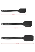 Silicolife 3’lü Spatula Seti, Isıya Dayanıklı Yanmaz Yapışmaz Silikon Küçük Spatula Büyük Spatula Kaşık Spatula - 2