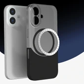 Apple iPhone 16 Plus Kılıf M-Safe Şarj Özellikli Mıknatıslı Redclick Duble Kapak thumbnail 3