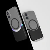 Apple iPhone 16 Plus Kılıf M-Safe Şarj Özellikli Mıknatıslı Redclick Duble Kapak thumbnail 1