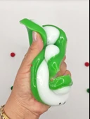 Dev Pati Squishy Taba Squishy Kedi Pati Sıkma 14 cm Pullu Pati Sukuşi - Yeşil thumbnail 3