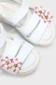 Beınsteps Çiçekli Cırtlı Rahat Beyaz Çocuk Sandalet 2455 - 3