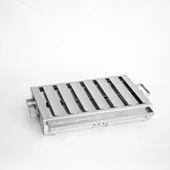 İdeal Boy Paslanmaz Katlanır Pratik Mangal (YIKANABİLİR) 35 x 25 x 20 cm MAŞA HEDİYELİ thumbnail 7