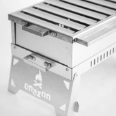 İdeal Boy Paslanmaz Katlanır Pratik Mangal (YIKANABİLİR) 35 x 25 x 20 cm MAŞA HEDİYELİ thumbnail 1