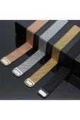 Xiaomi Mibro T1-Watch C2-Mibro Lite Uyumlu Mıknatıslı Metal Hasır Kordon - 3