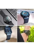 Samsung Galaxy Gear S2 Classic Gear Sport R600 Uyumlu Metal Hasır Örgü Mıknatıslı 20mm Saat Kordonu - 7