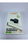 MOBİX Mobix Çift Çıkışlı 38 Watt Araç Şarj - 1