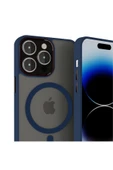 Mopal İphone 15 Pro Max Uyumlu Kamera Lens Korumalı Magsafe Transparan Sonic Silikon Kılıf - 3