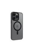 Mopal İphone 15 Pro Uyumlu Çift Yan Katmanlı Darbe Emici Magsafe Transparan Deep Silikon Kılıf - 2
