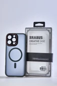 Mopal iPhone 16 Pro Max Kılıf Azure MagSafe Şarj Destekli Kamera Korumalı Hoparlör Toz Korumalı - 1