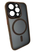 Mopal Brabus iPhone 16 Pro Uyumlu Kamera Lens Hoparlör Korumalı Magsafe Transparan Sonic Silikon Kılıf - 2