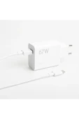 ALKILIÇ Xiaomi 67 Watt Typ-c Hızlı Şarj Aleti Turbo Göstergeli Tüm Mi Redmi Modellerle Uyumludur thumbnail 2