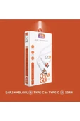 Subzero Vivo Y21s Uyumlu 120 W ( Saliseli ) Pd Type-C Hızlı Şarj Data Kablosu 1mt ( Orginal Subzero ) - 3