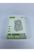 EİMA Eima 10.000 Mah Kablolu Dijital Göstergeli  Dahili Stand P16 Powerbank (Kablosuz Şarj Özellikli)) - 2