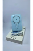 EİMA Eima 10.000 mAh Kablolu Dijital Göstergeli  Dahili Stand P19 Powerbank Kablosuz Şarj Özellikli - 1