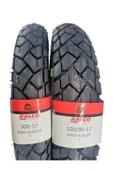 RALCO TYRES Tvs Raider, 100/90-17 Tl Ve 300-17 Tl Dubleks Lastik Set - 1