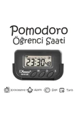 Pomodoro Öğrenci Saati - Kronometreli Ders Çalışma Saati - Dijital Masa Saati - 5