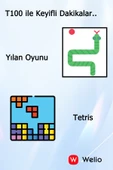 Welio Wkey T100 Tuşlu Cep Telefonu Kamerasız Asker Telefonu Yaşlı Cep Telefonu (KVK GARANTİLİ) Siyah/mavi - 3