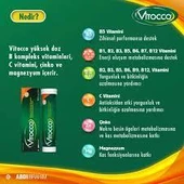 Vitocco Vitamin ve Mineral Kompleksi İçeren Takviye Edici Gıda 15 Efervesan Tablet KUTUSUZ - 2