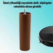 Mobilya Kanepe Sehpa TV Ünitesi Koltuk İnce Diş Orta Destek Ayağı 15 cm Kahverengi Baza Ayak 4 Adet thumbnail 4