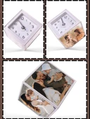 hareketli dönen küp resimli saat - 1