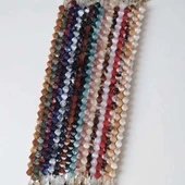 Akrilik Boncuklu Çanta Sapı Piramit ( 1 Adet ) - 5