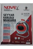 4lü Grup Makaralı Uzatma Kablo Plastik Gövdeli 3x2.5 40mt - 1