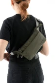 Çok Cepli Bel Çantası Unisex Haki (Model: 571-13-9R) - 3
