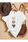 Unisex Üç Kalpli Tasarım Basklı Tshirt thumbnail 11