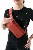 Çok Cepli Bel Çantası Unisex Kiremit (Model: 571-13-9R) - 1