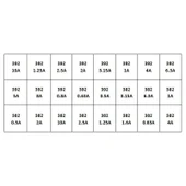 Pcb Tip Sigorta Seti 240 Adet 24 Çeşit 250v Gecikmeli (Slow) Şeffaf Çantada - 4