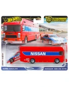 Hot Wheels Car Culture Team Transport Euro Hauler 94 Nissan 300 Zx Gts HRV44 - 1