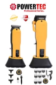 PowertecTR-4400 Saç-Sakal-Ense-Vücut Tıraş Makinesi Seti 2li Sarı - 1