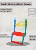 Tuvalet Alıştırıcı Çoçuklar İçin Wc Yardımcısı Basamaklı Alıştırıcı Bez Bırakmaya Yardımcı thumbnail 3
