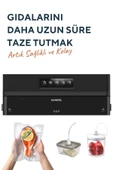 KUMTEL Vakum Makinesi HVSE-01 Siyah - 4