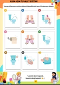 Çocuklara Tuvalet Eğitimi ve Diş Fırçalama Eğitimi YAZ-SİL Kitabı (Cırt Cırtlı) thumbnail 2