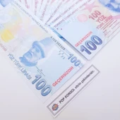 100 Adet Karışık Geçersiz Para 50 100 200 Türk Lirası Parti Şaka Düğün Oyun Parası - 4