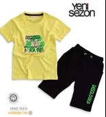 Triliya Pamuklu Unisex Çocuk Kapri Takımı (Cepli & Kordonlu, 3-12 Yaş) TRL-28 - 5