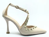 Feles Zımba Detaylı Kadın Topuklu Ayakkabı thumbnail 5