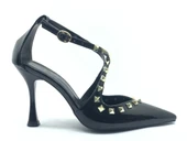 Feles Zımba Detaylı Kadın Topuklu Ayakkabı thumbnail 8