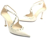 Feles Zımba Detaylı Kadın Topuklu Ayakkabı thumbnail 3