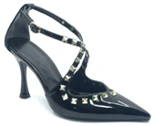 Feles Zımba Detaylı Kadın Topuklu Ayakkabı thumbnail 1