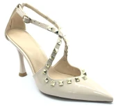 Feles Zımba Detaylı Kadın Topuklu Ayakkabı thumbnail 2