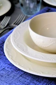 Porser Zincir Transparan Yemek Takımı 6 Kişilik 24 Parça ZNC24YK - 2
