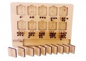 Woodylife Montessori Rakamları Ve Sayıları Öğreniyorum Domino Oyunu Seti - 2