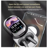 Ozmik SE-ONE Akıllı LED Ekran Renkli Dokunmatik Ekran Kablosuz Bluetooth Kulaklık - 6