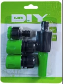 MRDIY Hortum Sulama Başlığı 4'lü Set - Yeşil - 2