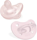 Chicco PhysioForma Soft 2'li Silikon Emzik 2-6 Ay Kız thumbnail 1